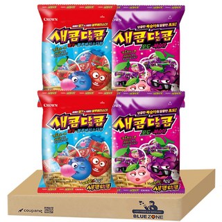 블루존 새콤달콤 2종 4개입 세트
