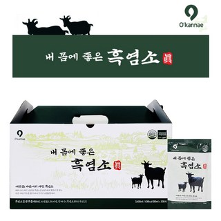 옻가네 국산 흑염소진액80gx30포 흑염소(국산)추출액 흑염소엑기스, 6박스