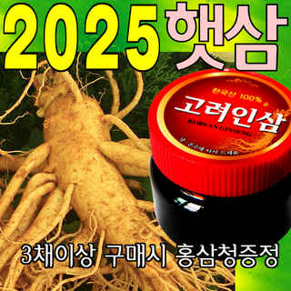 금산인삼아줌마 인삼 (3호)6년난발삼 750g 산지에서 발송 가정용 수삼, 6년난발삼(3호) 750g, 1개