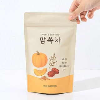 카페인 없는 맘쏙차 늙은호박 볶은현미 루이보스 대추 호박 붓기차, 1개, 30개입, 1.5g