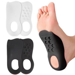 NaOBee 남여공용 Free 벌집무늬 아치 깔창 2P(블랙 화이트), 1세트
