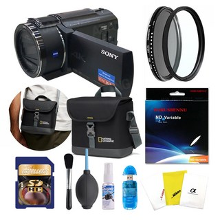 소니 FDR-AX43A 4K 캠코더 + 256GB + 카메라가방 + UV필터 + 가변ND필터 + 악세사리