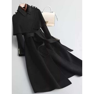여자롱코트 양면 울 코트 클래식 데일리 아우터