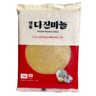 중국산 냉동 다진마늘 1kg / 수입 업소용 간마늘, 1개