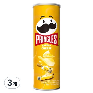 프링글스 치즈맛, 110g, 3개 대표 이미지 - 프링글스 맛 비교 추천
