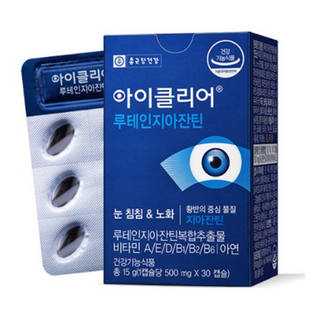 아이클리어 루테인지아잔틴, 30정, 4개