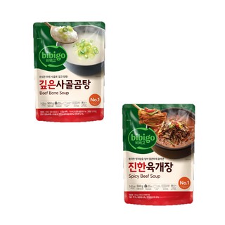 올따옴 비비고 500g 깊은 사골곰탕+진한 육개장, 3세트