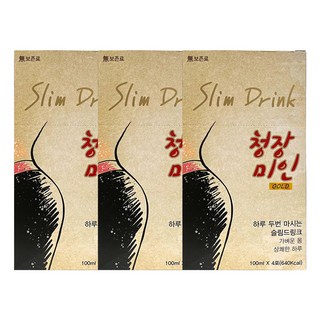 슬림드링크 청장미인골드, 12개, 100ml