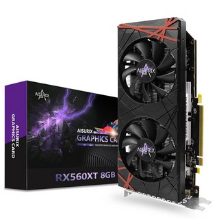 Kelinx RX PC GPU 컴퓨터 3.0 x16 비디오 XT 스톱 프리즈 타르제타 포함 8GB 그래픽 데스크톱 GDDR5 Express 팬 그라피카용 게이밍 PCI 560