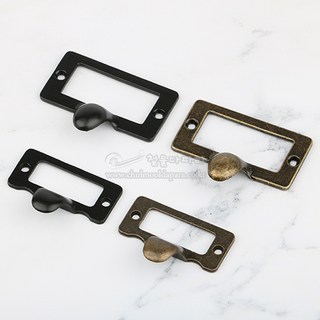 KB명찰손잡이(2가지색상)(소/대)(가구손잡이/문고리/네임텍/정면고정손잡이/서랍손잡이/사물함손잡이/명찰/이름표끼우는손잡이), 엔틱(소), 1개
