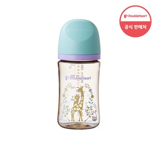 더블하트 모유실감 3세대 PPSU 블루밍가든 240ml (M젖꼭지포함), 4개