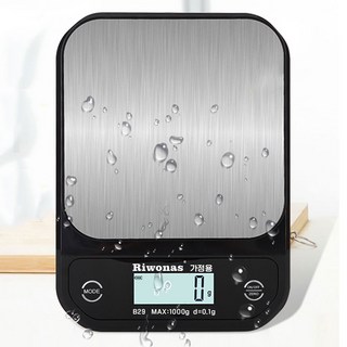 카스 단순중량 전자저울, 20kg, 혼합색상, SW-20 10 Riwonas 주방전자저울 정밀저울 계량전자저울 1KG/0.1G, 블랙, 1개