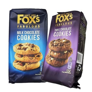 폭스 패뷸러스 쿠키 180 g X 밀크초콜릿 트리플초콜릿, 폭스 패뷸러스 쿠키 180 g X 밀크초콜릿 트리플초콜