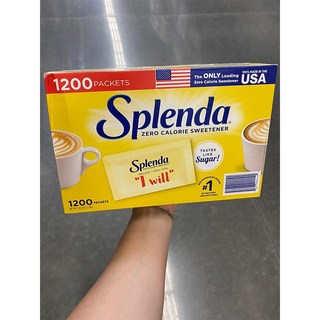 Splenda 제로칼로리 인공 감미료 개별 포장 1200개 No-Calorie Sweetener 1.2kg 상품 이미지