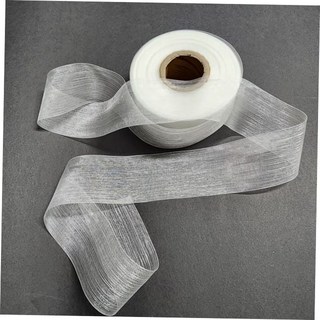 [즉시발송] 고급리본 공단리본 꽃리본 꽃꽂이 파스텔 오간디, 블랙 40mm