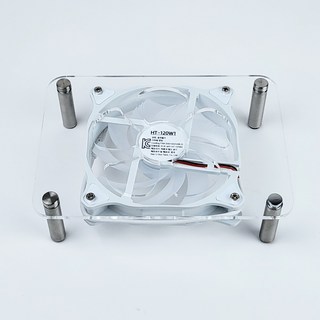 홈앤툴즈 미니피씨 공유기 저소음 120mm 5V USB 쿨링팬 쿨러 (미니), 화이트, 1개