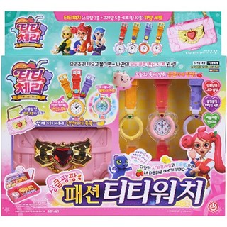 티티체리 상큼팡팡 패션 티티워치, 혼합색상, 1개