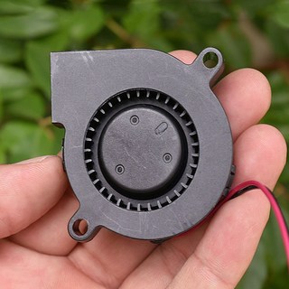 5012 12V 냉각 기어 브러시리스 선풍기 BLDC 24V 선풍기 원심 송풍기 12V 2760RPM 라디에이터, 1개