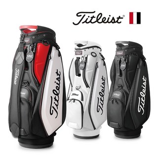 Titleist 타이틀리스트 골프 캐디백 남성 여성 클래식 골프백 TB8CTHK, 블랙