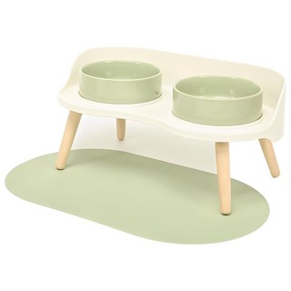 헬로우펫 모던 라운딩 테이블, 피스타치오 그린, 1개, 7cm