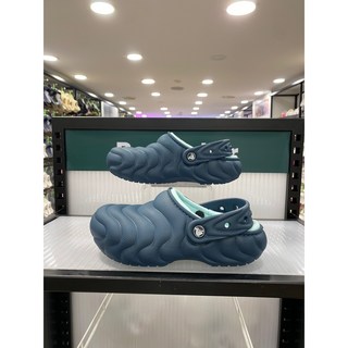 [크록스] 클래식 라인드 오버퍼프 클로그 210059-48I 나이트 폴
