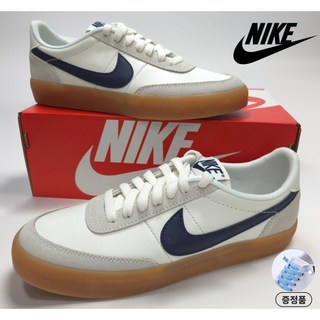 국내정품 나이키 킬샷2 레더 미드나잇네이비 남자 여성 스니커즈 운동화 커플화 단화 +HeroRabbit 신발끈클립증정