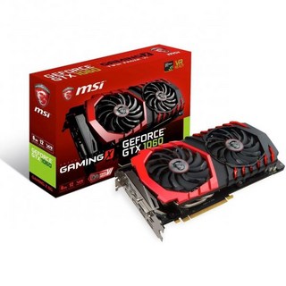 MSI 게이밍 지포스 GTX 1060 6GB GDRR5 192비트 HDCP 지원 DirectX 12 듀얼 TORX 2.0 팬 VR 그래픽 카드GTX X 6G