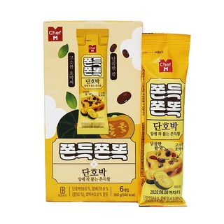 쉐프엠 쫀득쫀똑 단호박, 6개