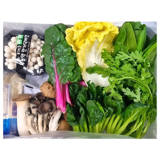 야채왕 샤브샤브 모듬야채버섯세트 1kg, 1개