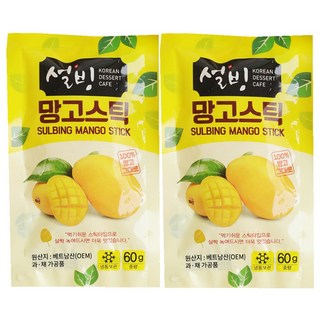 [설빙] 프리미엄 망고 냉동 망고스틱, 60g, 50개