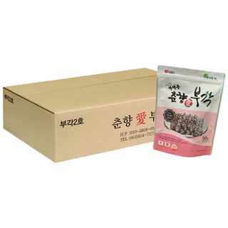 [바래봉 춘향애부각] 맥주 마른 안주 베스트 김 과자 스낵 달달 수제 찹쌀 김부각 반반부각 2호, 50g