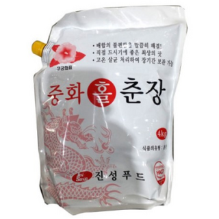 진성 홀춘장 4kg 업소용 중화 홀짜장 양파춘장, 1개