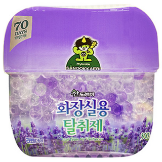 산도깨비 화장실용 탈취제 라벤더, 300g, 1개