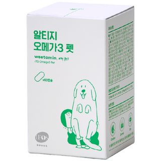 위타민 강아지고양이 영양제 순도 80% KD pharma, 60정, 오메가3, 1개