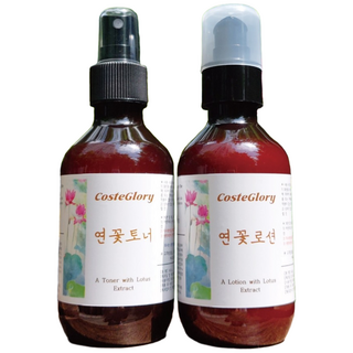 [160g UP] 코스테글로리 연꽃 토너와 로션 세트