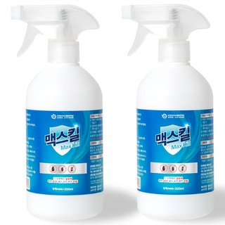 맥스킬 살충제 벌레 박멸 해충퇴치제, 2개, 500ml