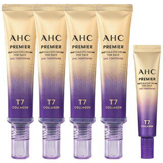 2025 최신상 AHC 아이크림 시즌13 프리미어 앰플 포 페이스 라인 타이트닝 40ml 4개+12ml 1개