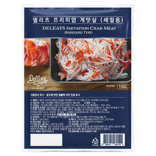 델리츠 프리미엄 게맛살 1kg, 1개