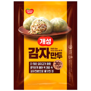 동원 개성 감자만두 2.2kg/냉동 감자피 쫄깃 두툼 찐만두, 2.2kg, 1개