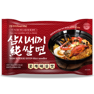 삼시세끼 꽃게해물맛 순쌀면 (봉지면), 30개, 95g