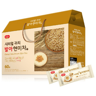 광야식품 시리얼 귀리 발아현미차60포, 1개, 1.2kg