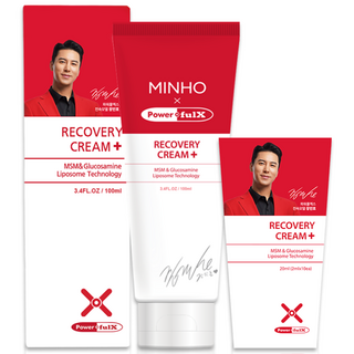 파워풀엑스 장민호 리커버리크림 플러스 스페셜 콜라보 선물세트 F08 100ml+20ml(2mlx10ea), 120ml, 1개