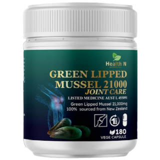 HealthN 뉴질랜드 초록입홍합 21000 조인트케어 250g, 1개, 180정