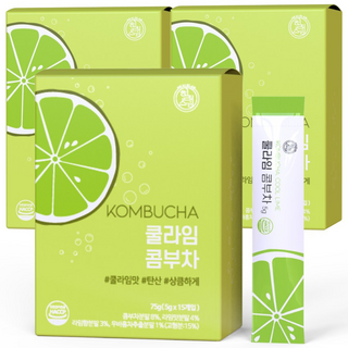 힐스랩 콤부차 쿨라임, 5g, 15개입, 3박스