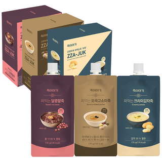 죽이이야기 간편한 짜먹는죽 170g 3종 X 6P 세트, 1개