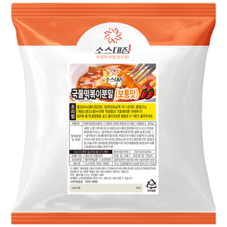 소스대장 국물떡볶이 분말소스 보통맛, 400g, 3개