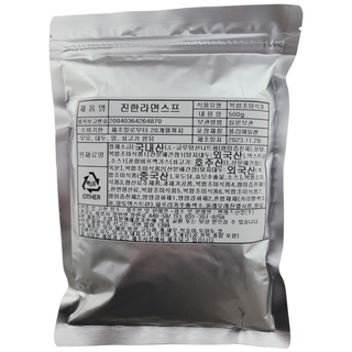 진한 라면스프 대용량 500g, 2개