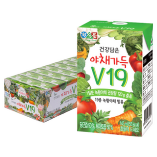 정식품 건강담은 야채가득 V19, 145ml, 24개