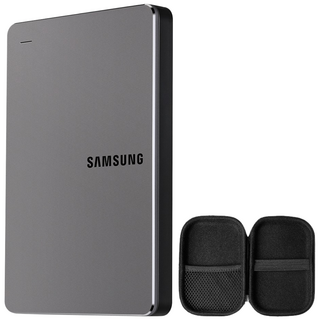 2025 신모델 삼성전자 외장하드 Y3 2TB HX-MK20Y39 + 파우치, 스모키 그레이(HX-MK20Y39)