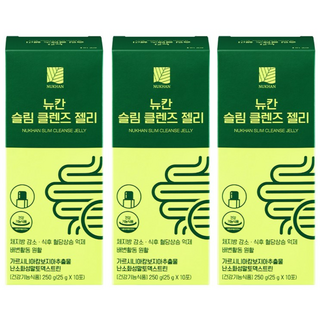 뉴칸 슬림 클렌즈 젤리 10포X3박스, 3개, 250g